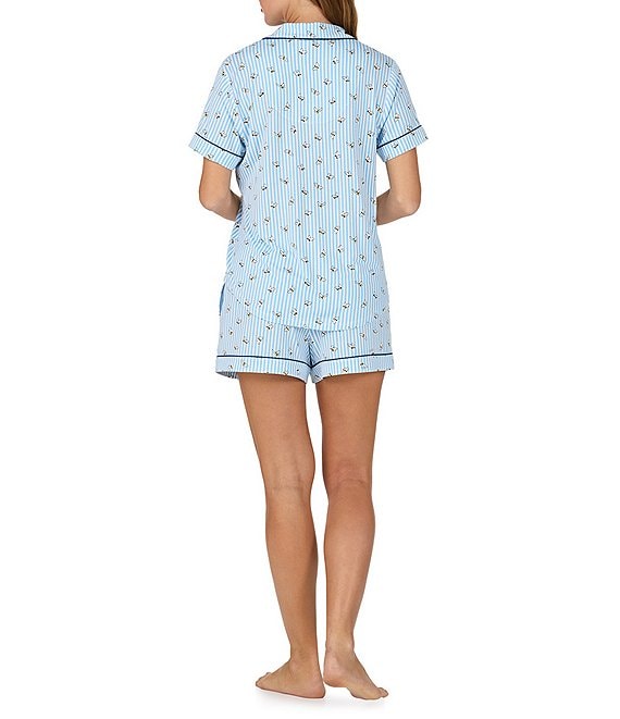 Kate Spade S/S Notch Short PJ Set
