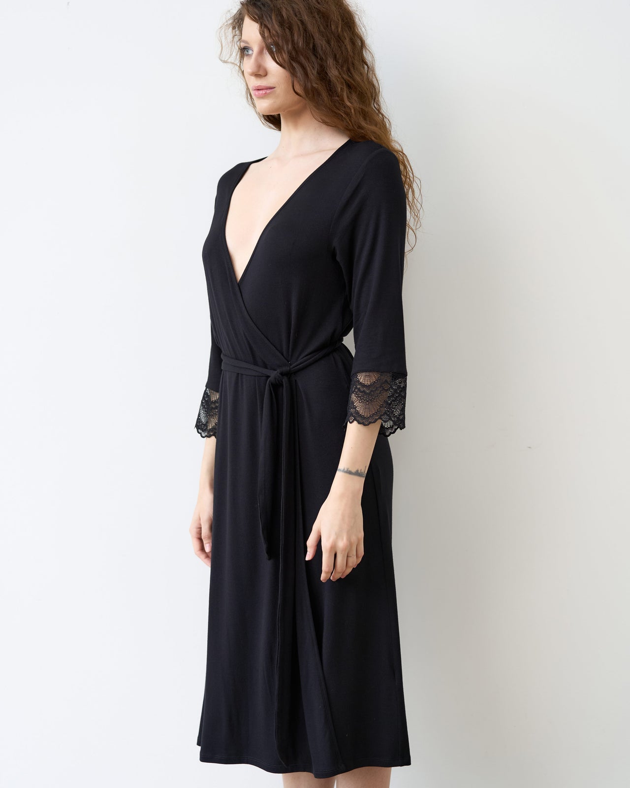 Effetto Bamboo Collection 3/4/Sleeve Robe
