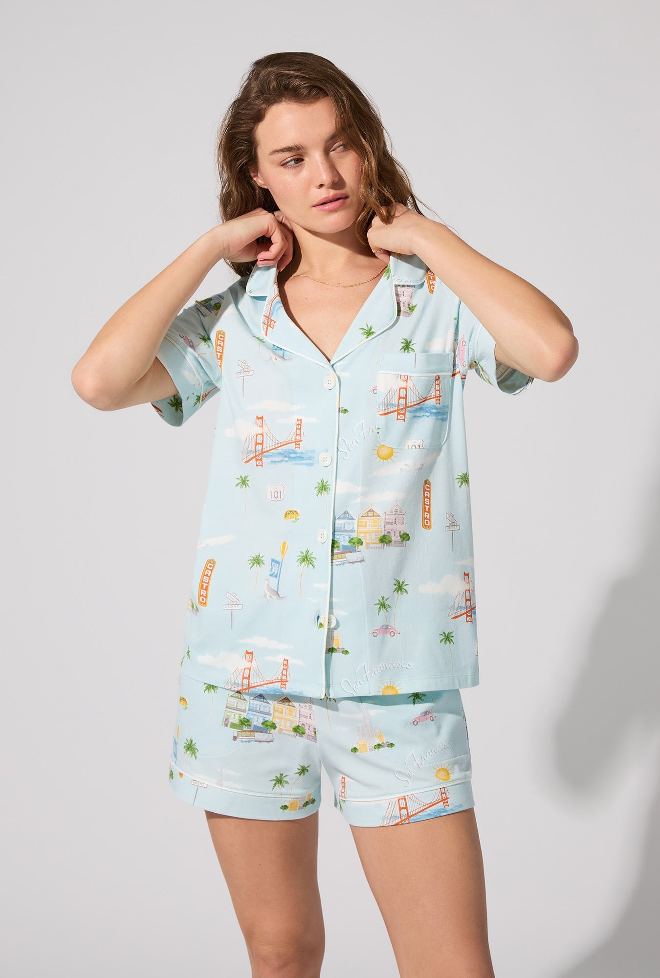 Bed Head Short Sleeve Classic Shorty Stretch Jersey PJ Set