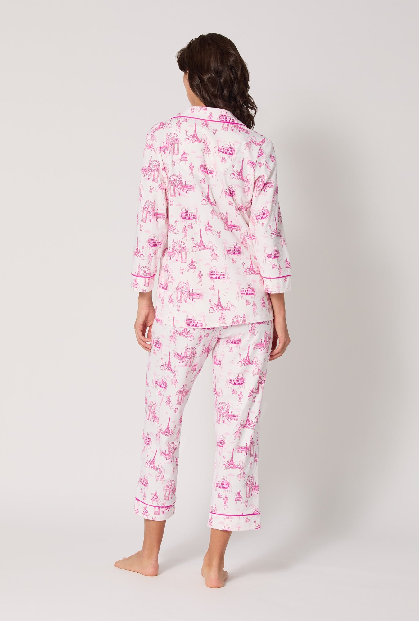 Bed Head Jet Setter 3/4/S Cropped PJ Set