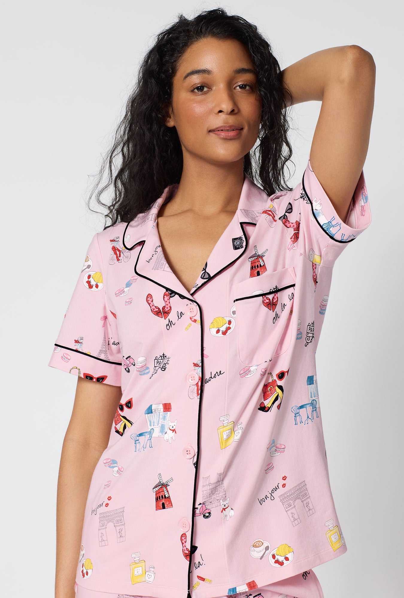 Bed Head J`Adore Paris S/S Cropped PJ Set