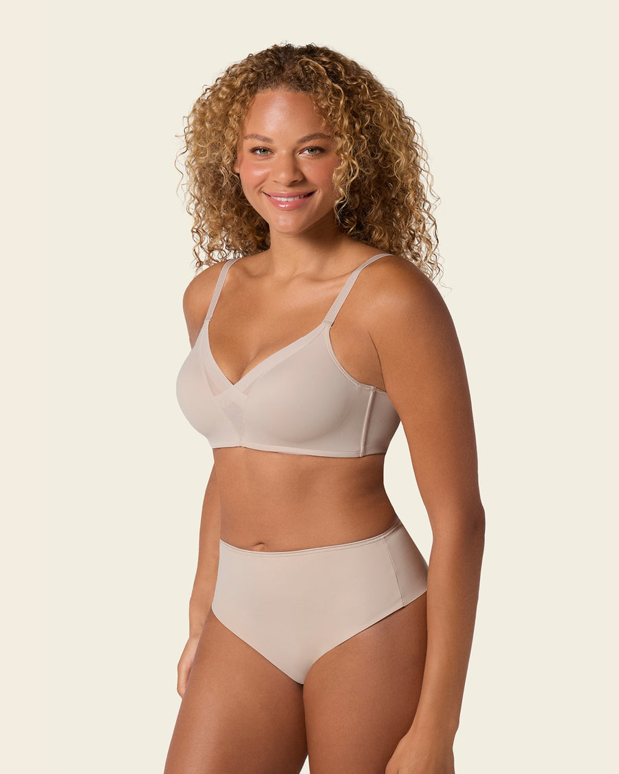Leonisa Comfortfit Wireless Push Up Bra