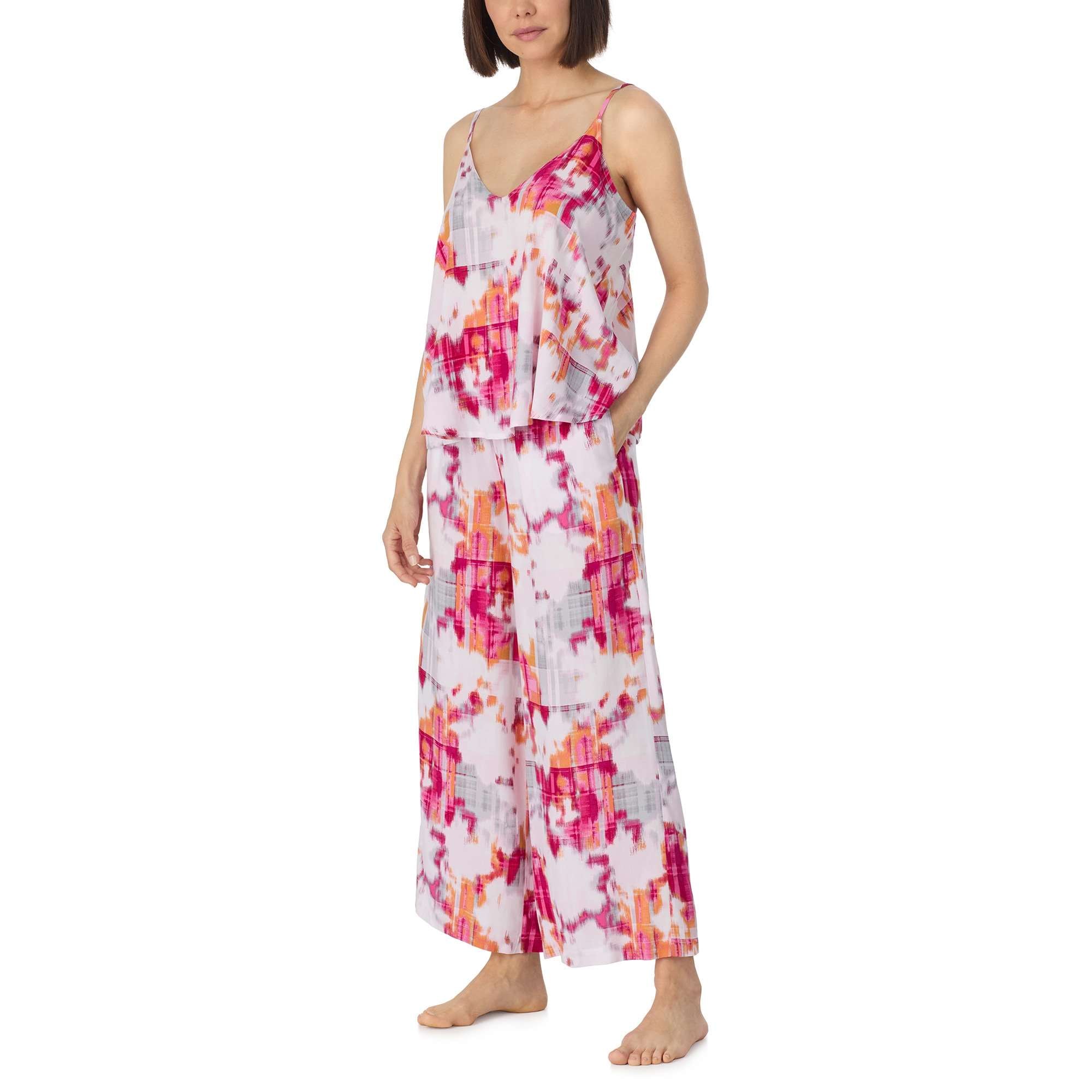 Donna Karen Sleep Sweet Escape Cami & Ankle Pant PJ Set