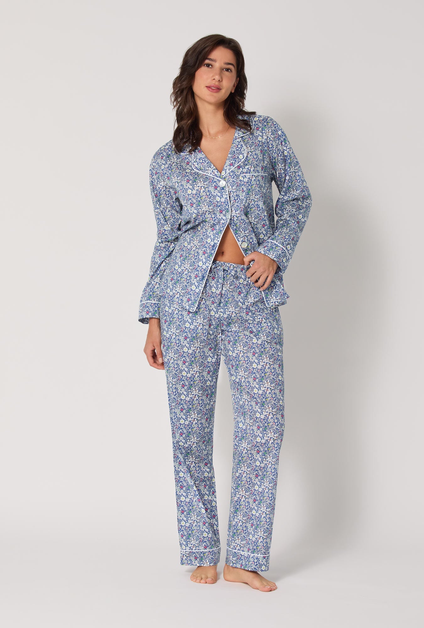Bed Head 100% Woven Cotton Tana Lawn L/S Classic PJ Set