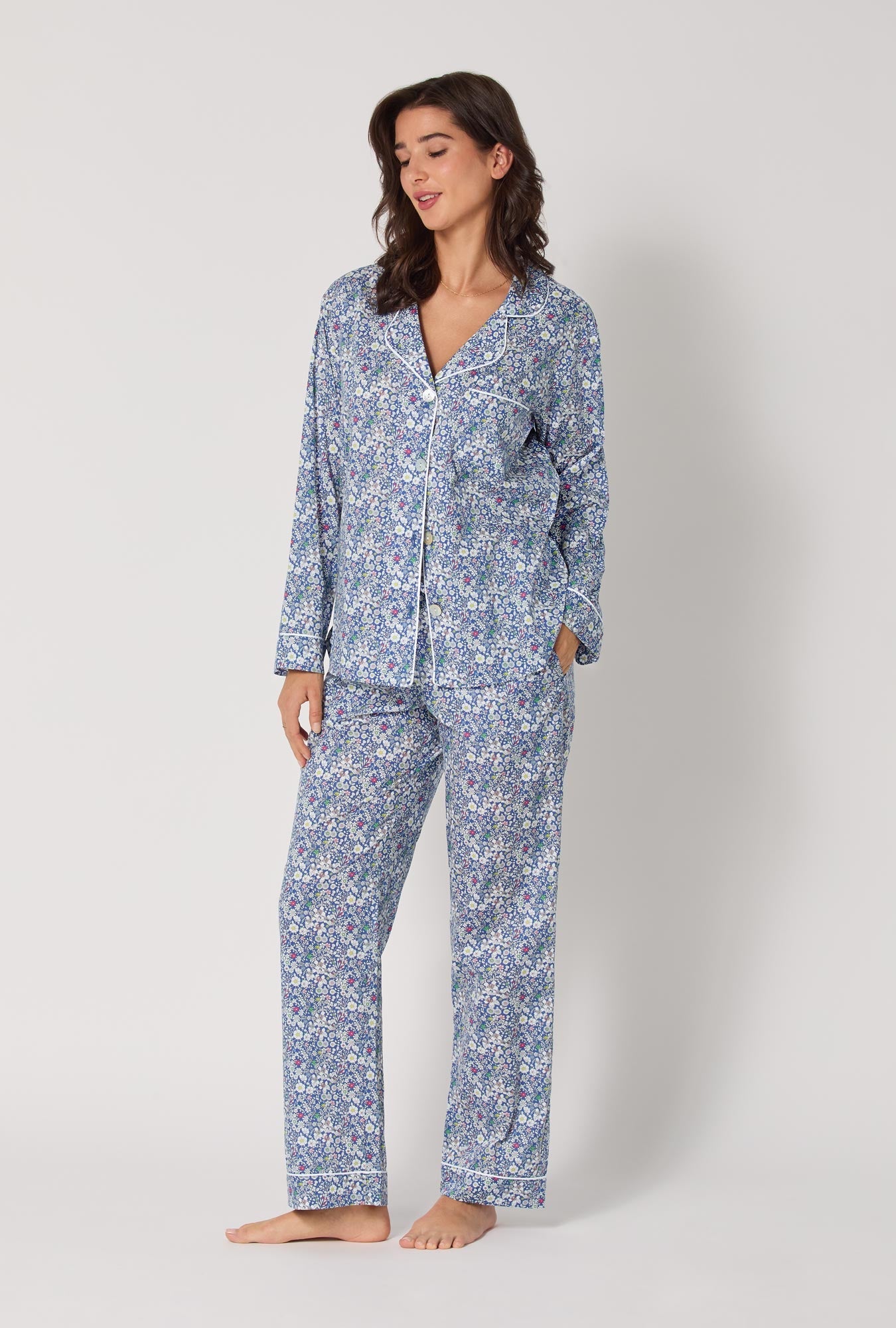Bed Head 100% Woven Cotton Tana Lawn L/S Classic PJ Set