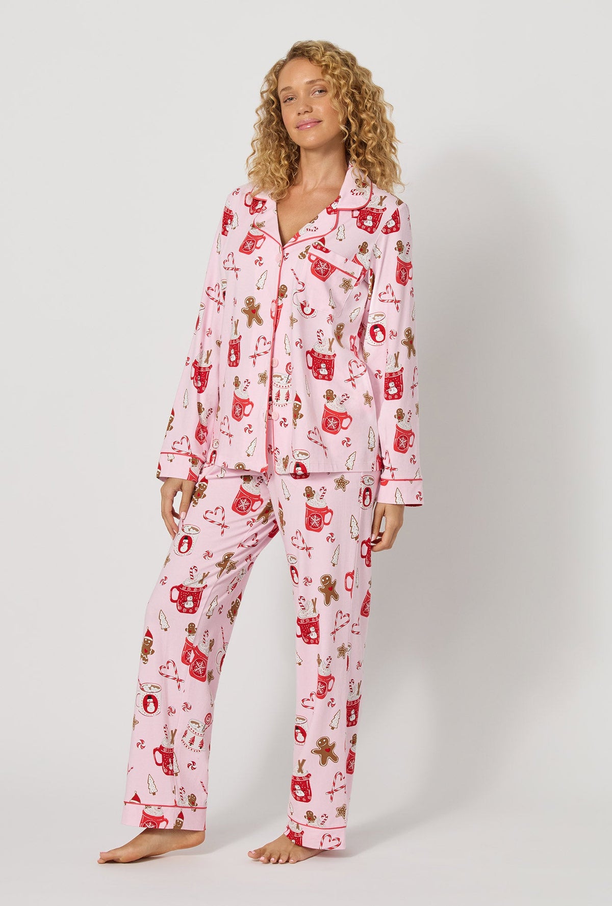 Bed Head Women's Holiday Inspired L/S Classic PJ Set