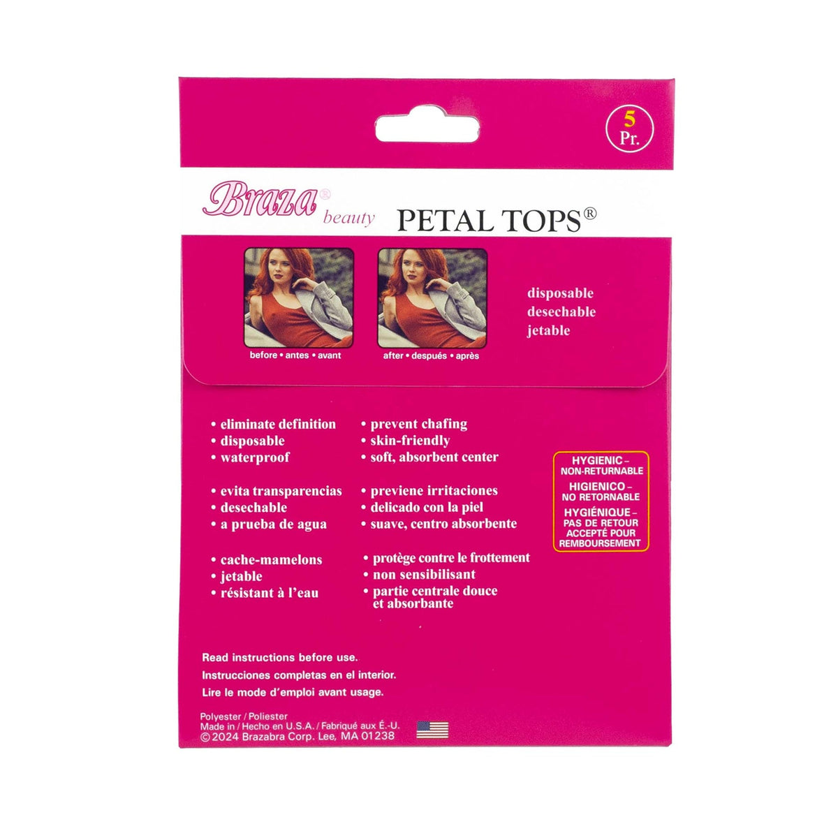 Braza Petal Tops - Disposable Nipple Covers