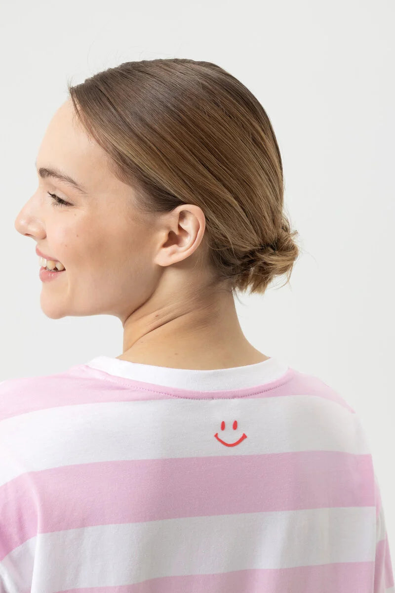 Mey Serie Streaked Lines L/S Nightgown