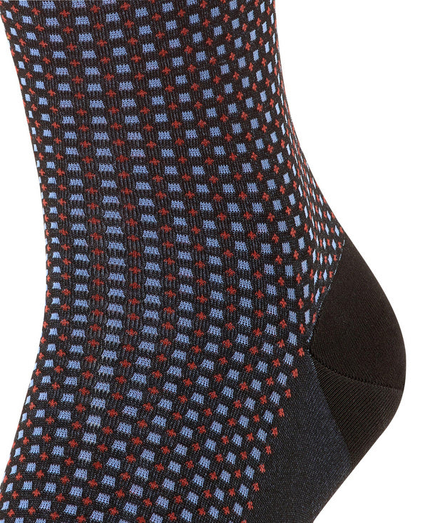 Falke geometric pattern dress socks NYC