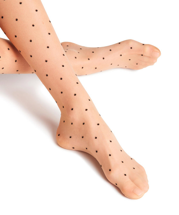 Falke sheer patterned tights for a chic, playful look