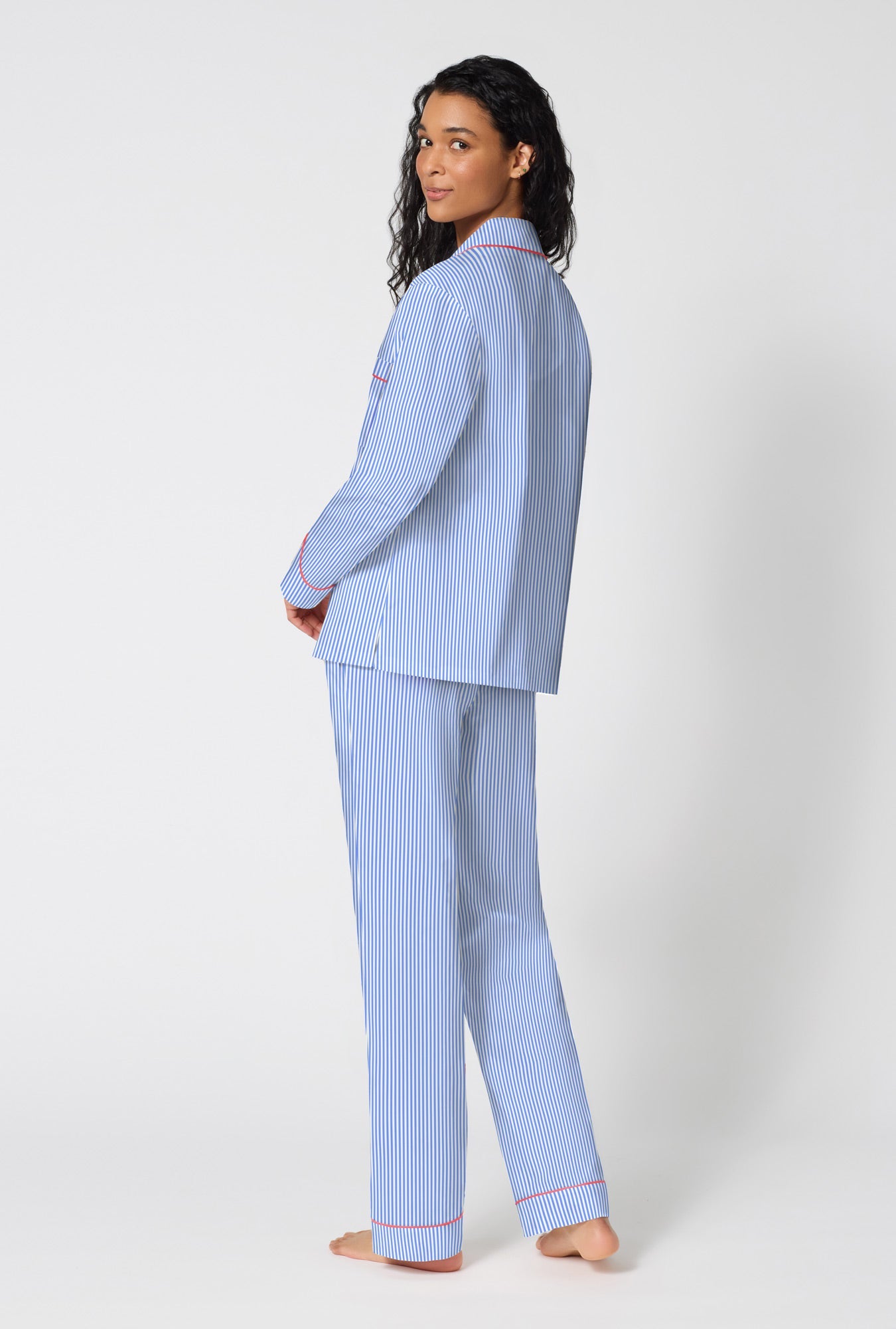 Bed Head French Stripe L/S Classic Long PJ Set