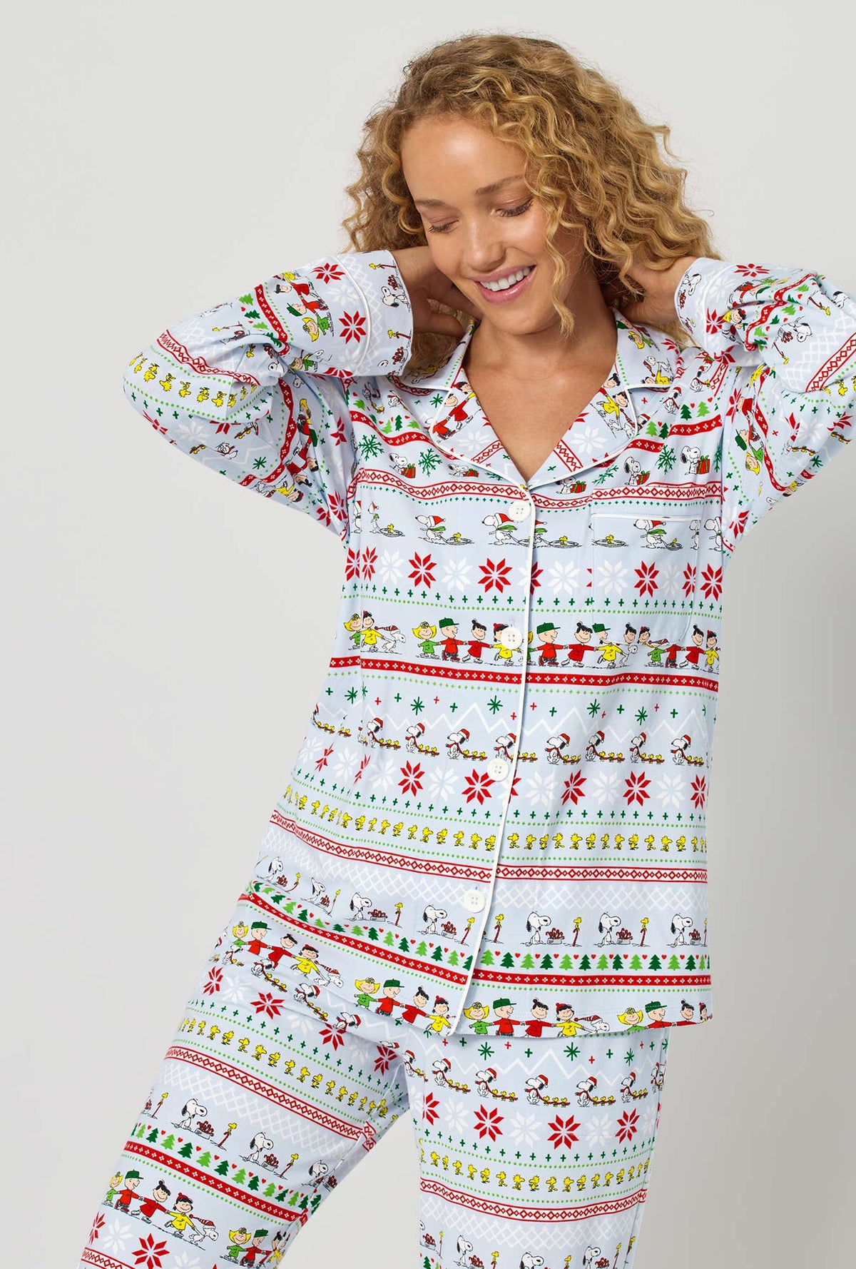 Bed Head Women's Peanuts L/S Classic PJ Set