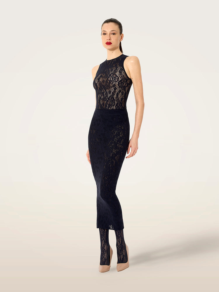 Wolford Infinite Rose Net Tight