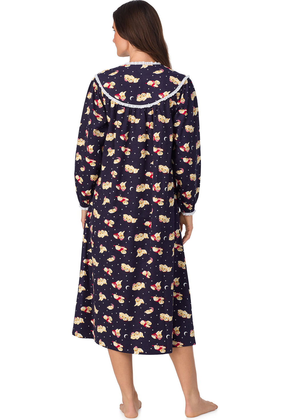 Lanz of Salzburg Flannel Long Gown