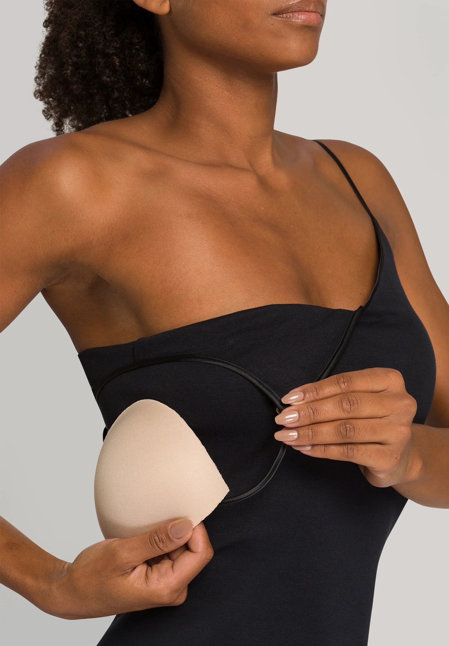 Hanro Cotton Seamless Padded Spaghetti Camisole