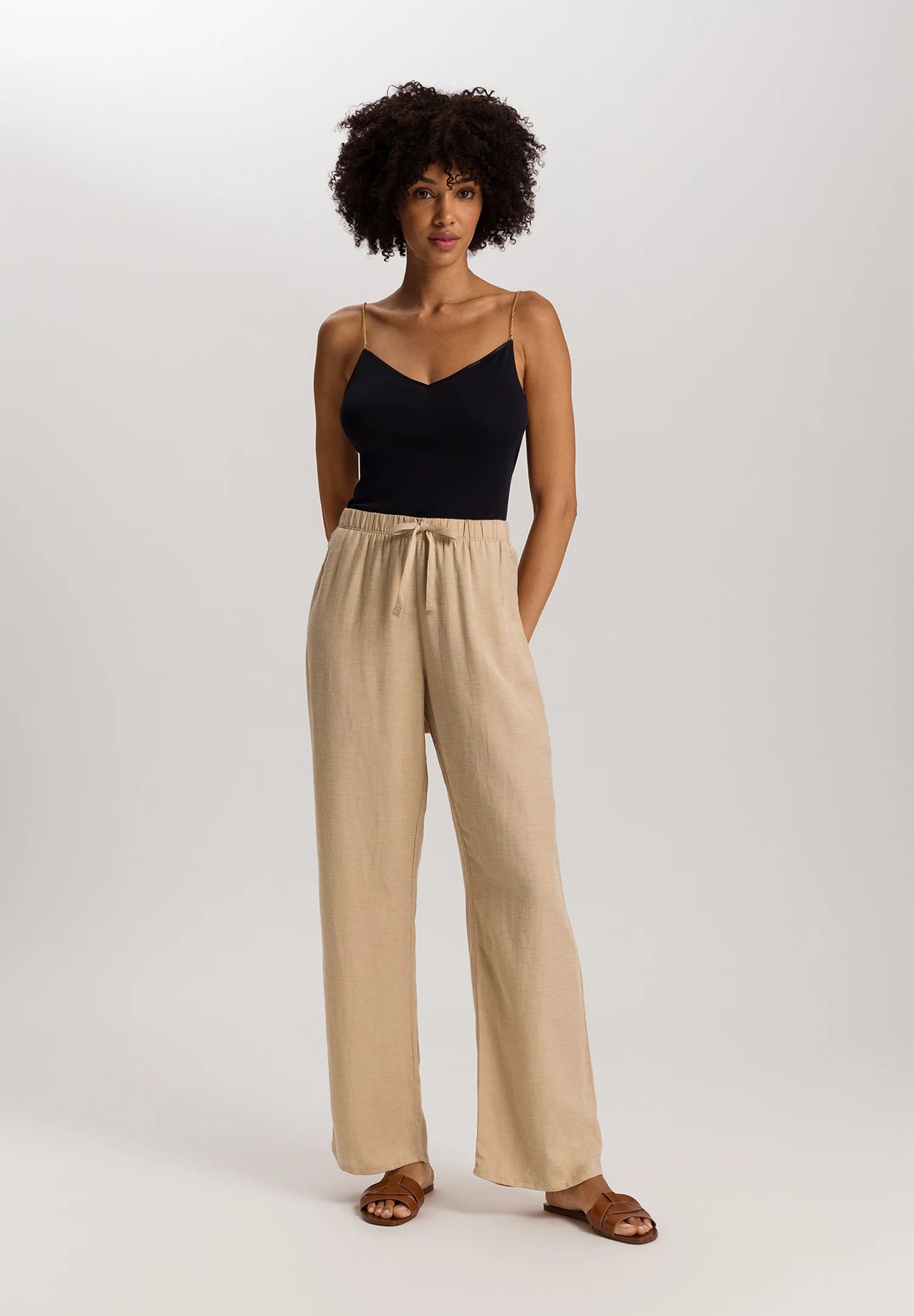 Hanro Swarovski Crystal Cotton Camisole