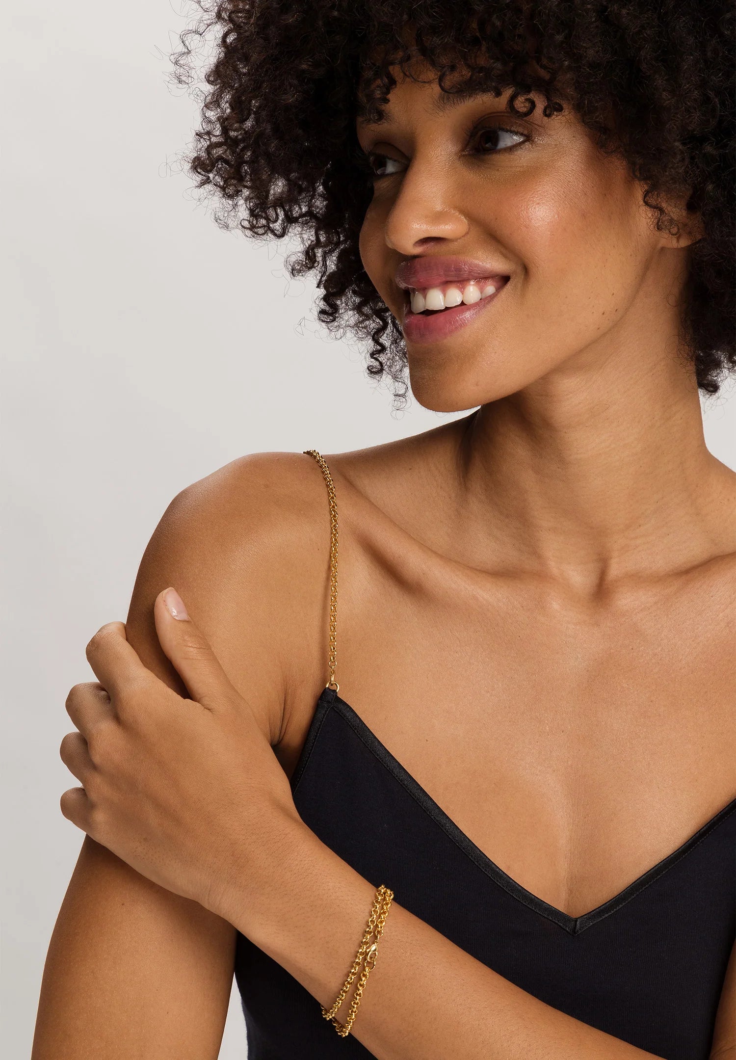 Hanro Swarovski Crystal Cotton Camisole
