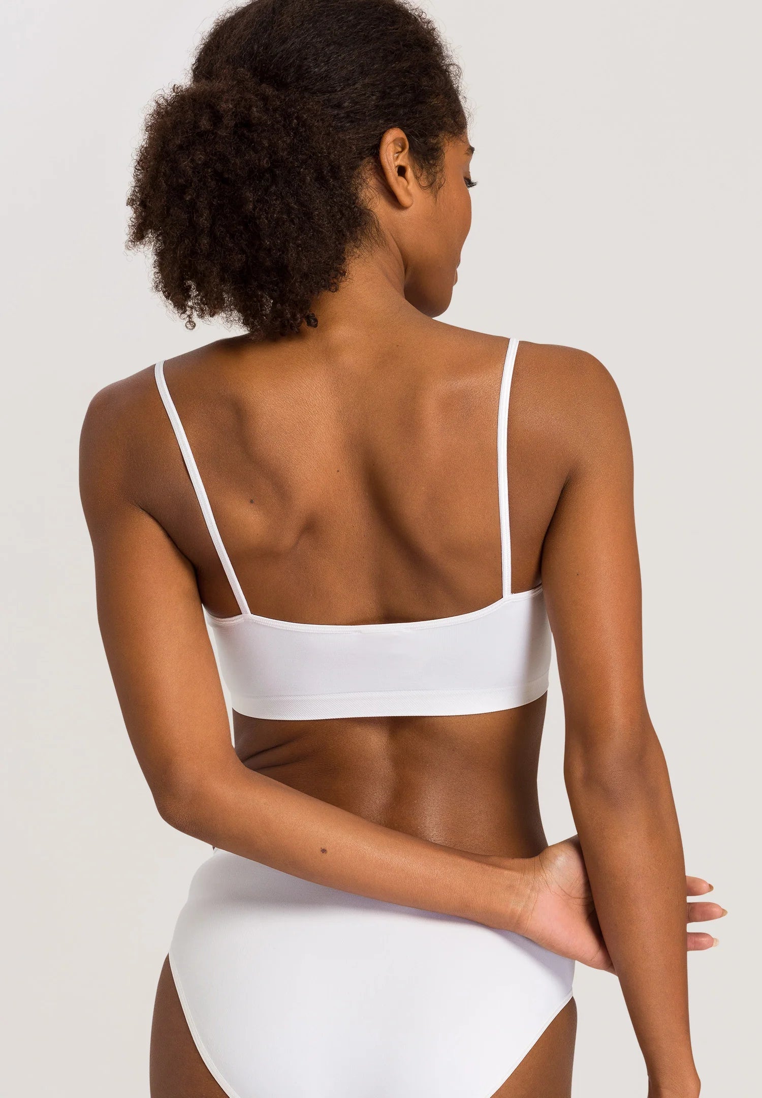 Hanro Touch Feeling Spaghetti Crop Top