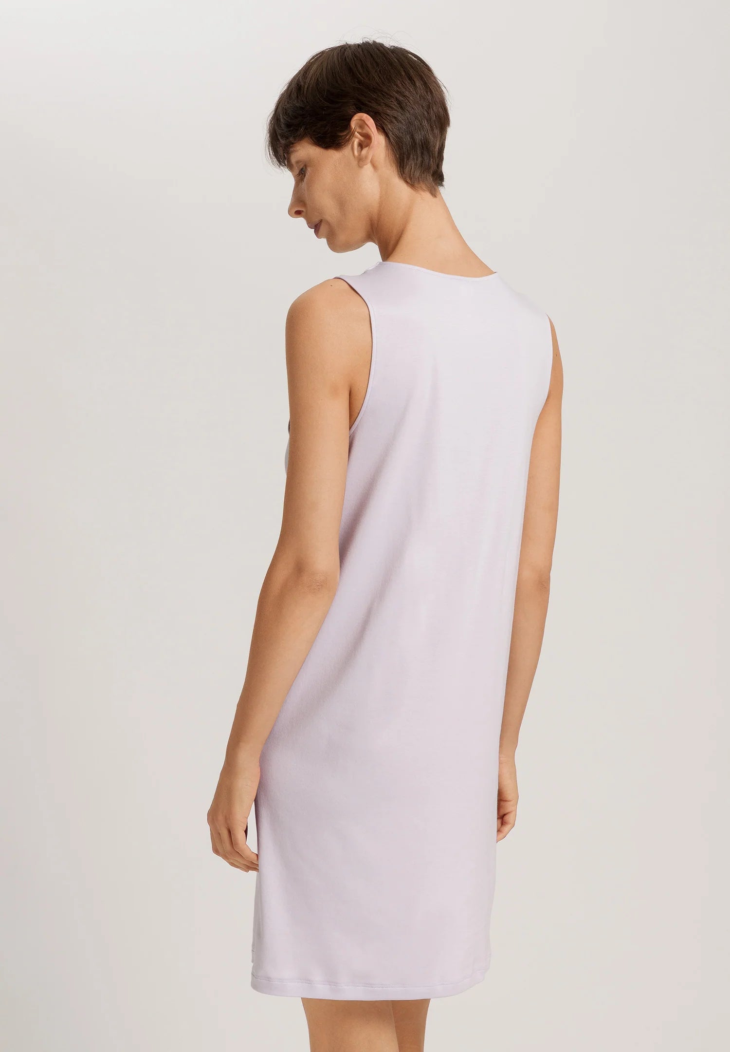 Hanro Kalea Floral Tulle Cotton Tank Nightgown