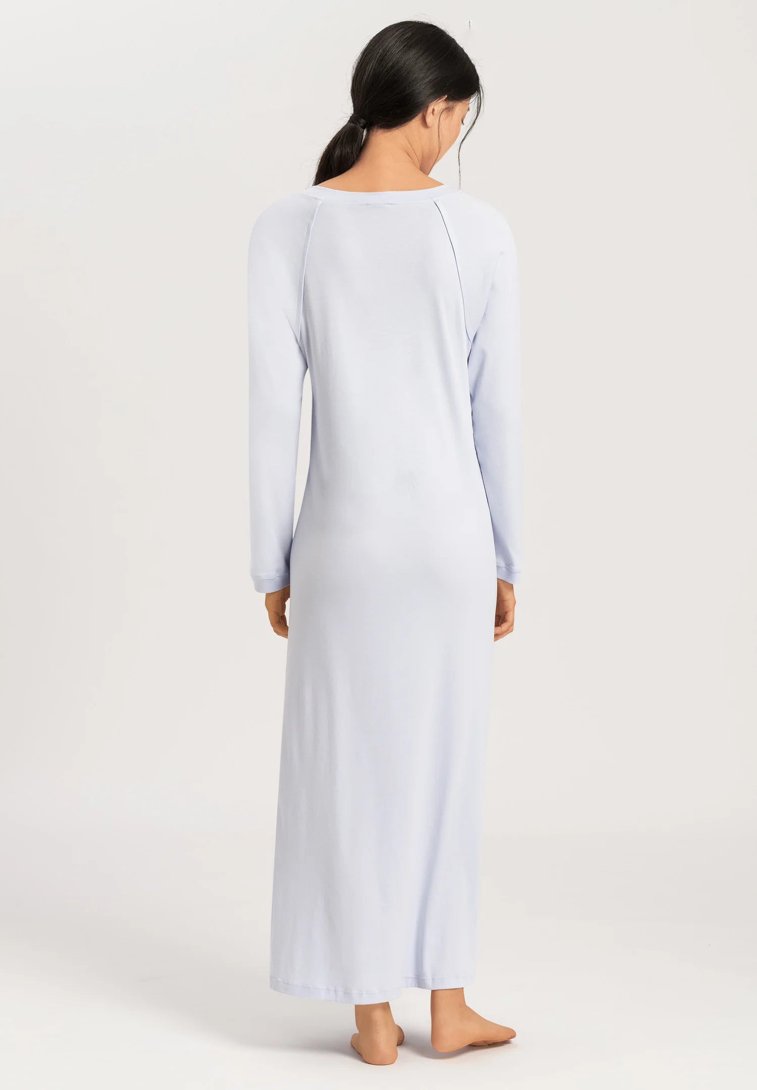 Hanro Pure Essence Long Sleeve Long Gown