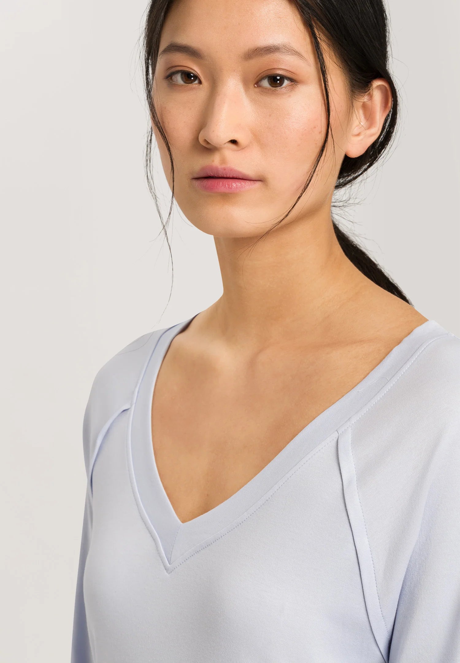 Hanro Pure Essence Long Sleeve Long Gown