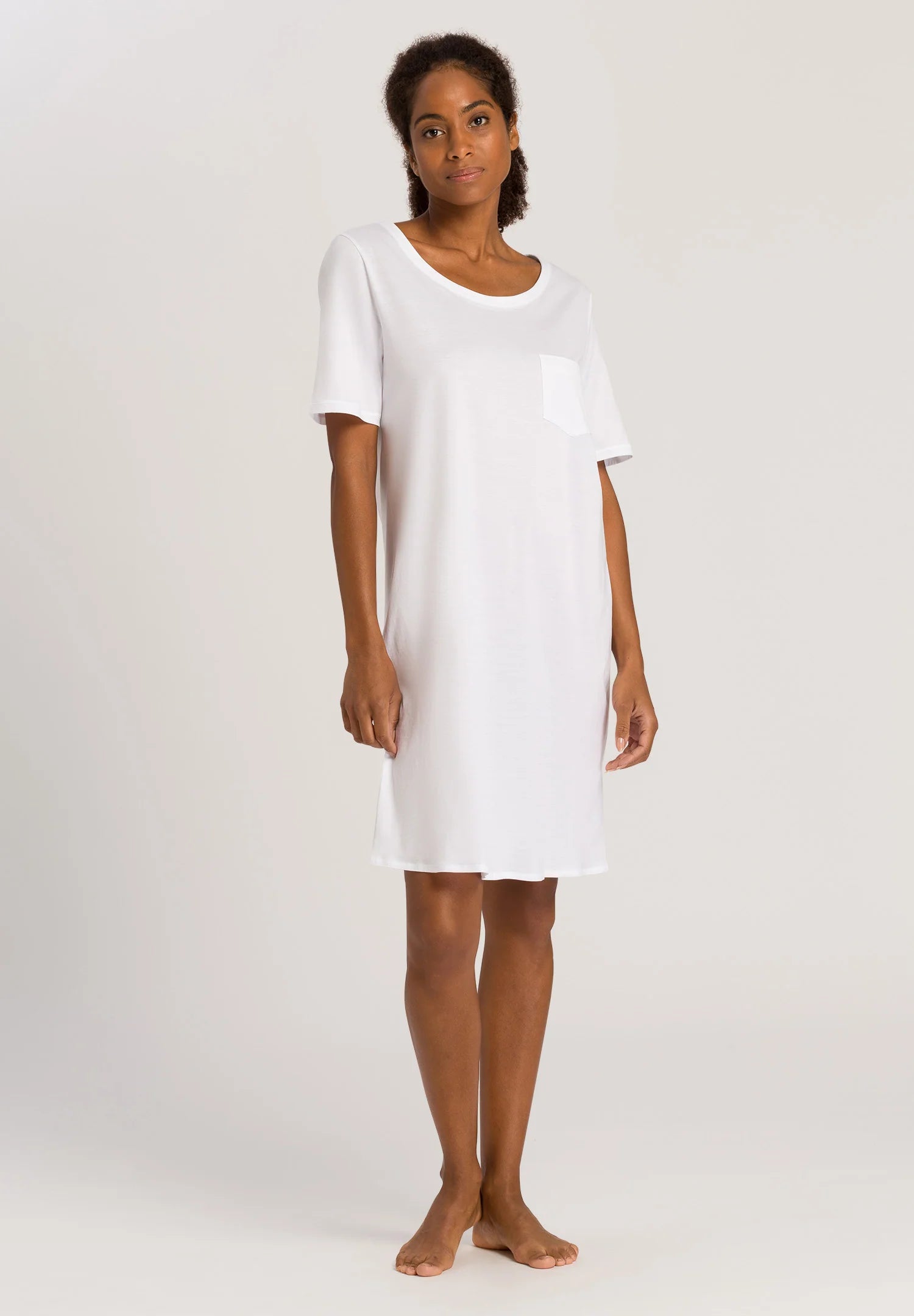 Hanro Cotton Deluxe Short Sleeve Bigshirt