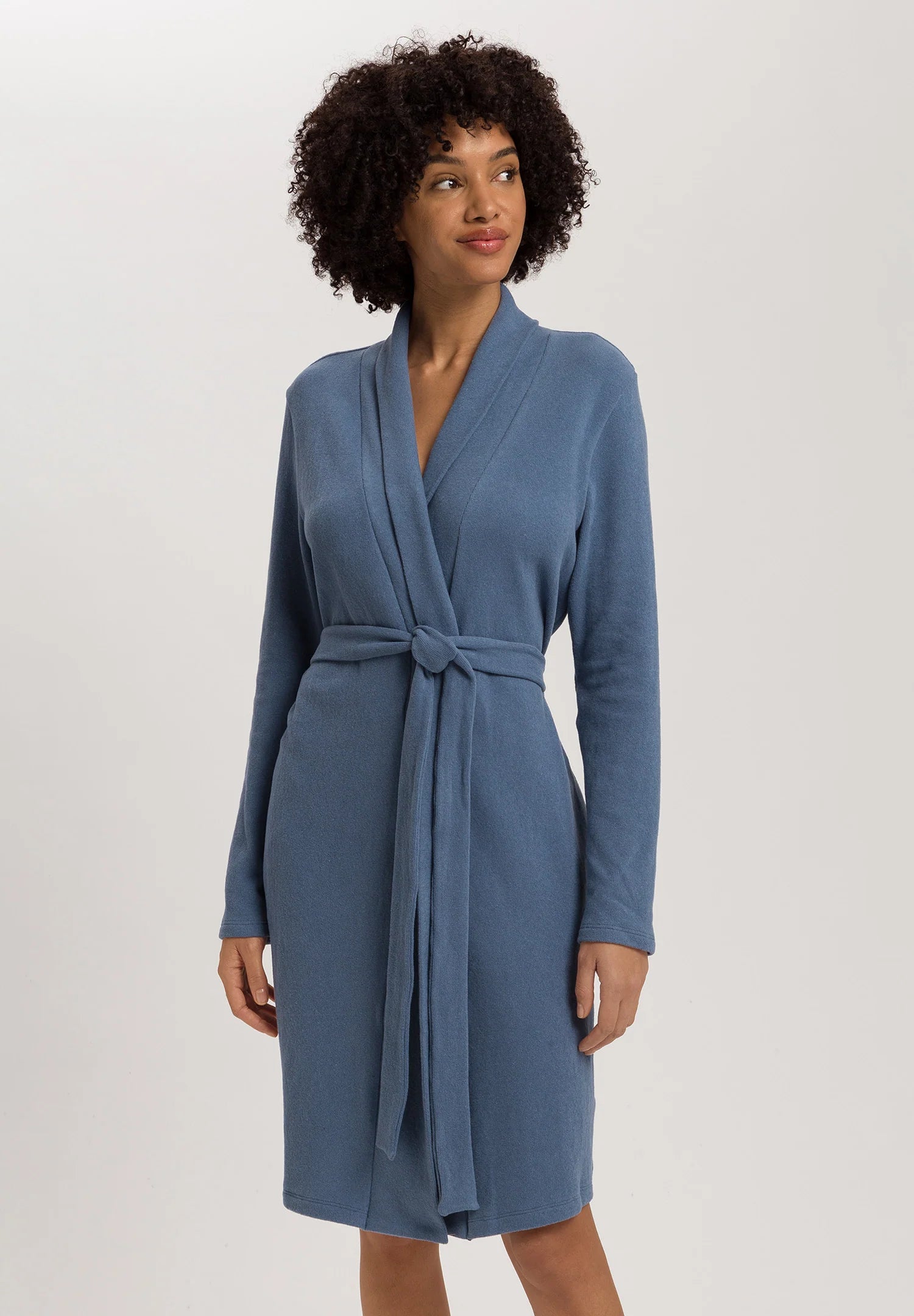 Hanro Easy Wear Recycled Cotton Blend Robe