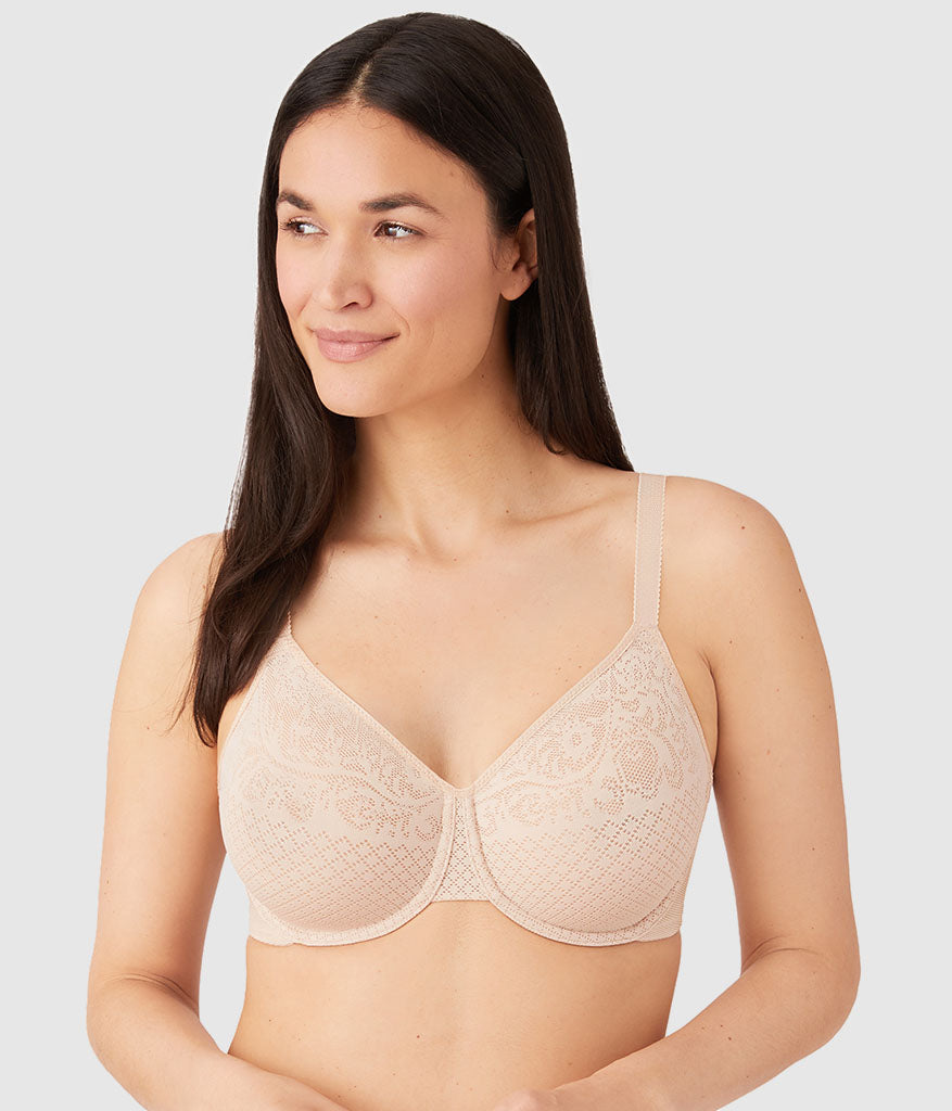 Wacoal Visual Effects Minimizer Bra - Sand