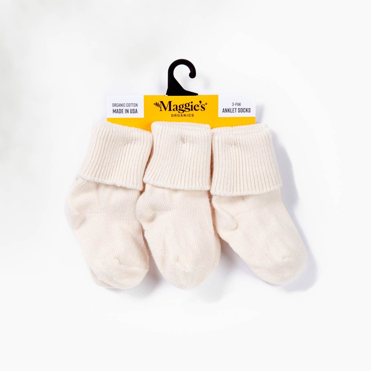 Organic cotton baby anklet socks
