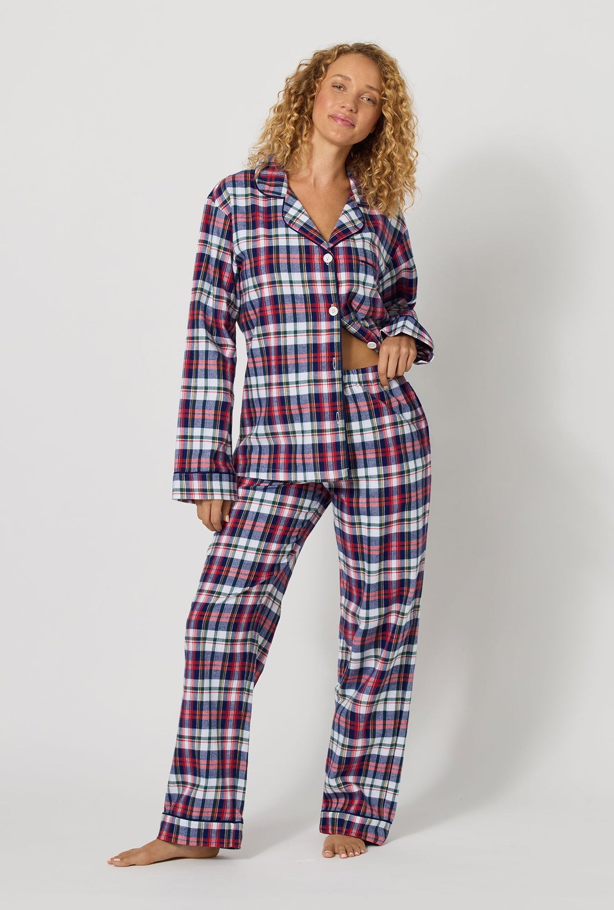 Bed Head Classic L/S Woven Portuguese Flannel PJ Set