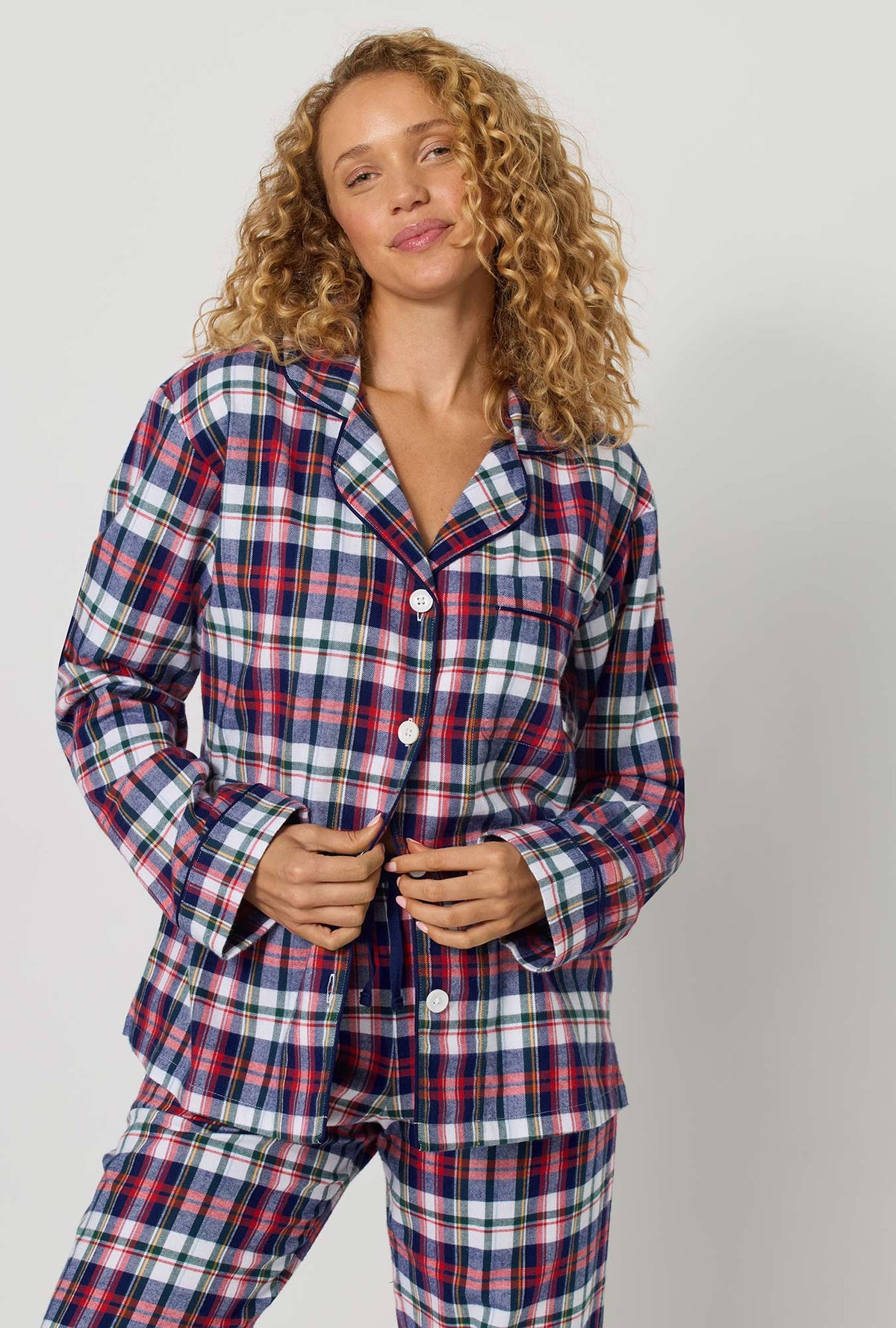 Bed Head Classic L/S Woven Portuguese Flannel PJ Set