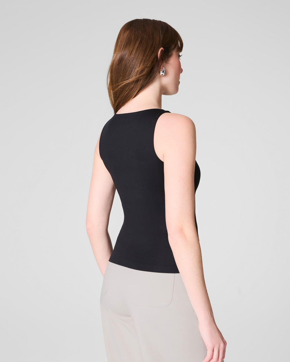 Spanx Smooth Jersey Boat Neck Tank