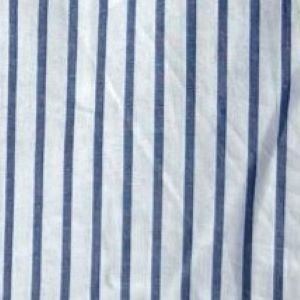 Alex Long Sleeve Striped Poplin Short Robe