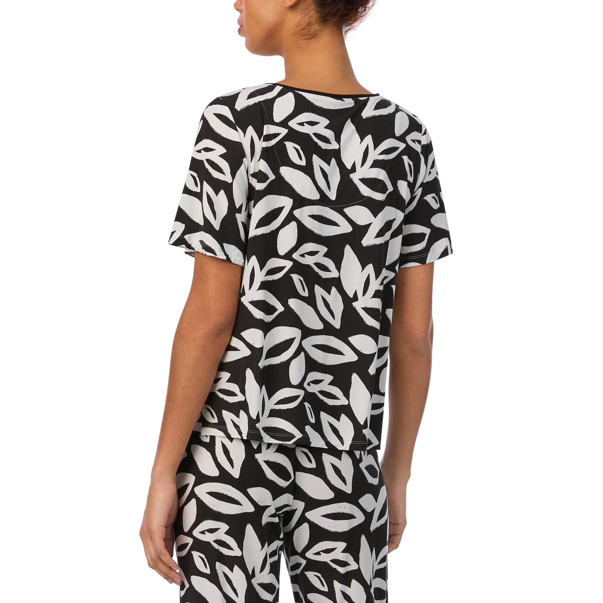 Donna Karan Sleep Plus Size Short Sleeve Sleep Top