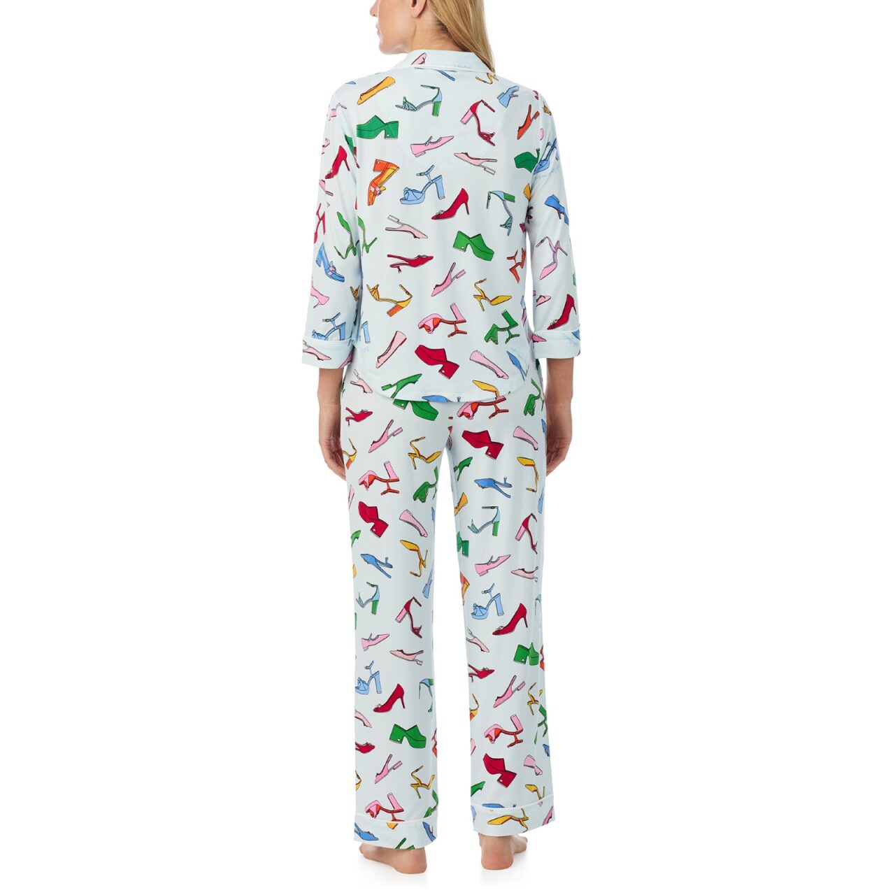 Kate Spade Recycled Brushed Jersey 3/4/S Long PJ Set