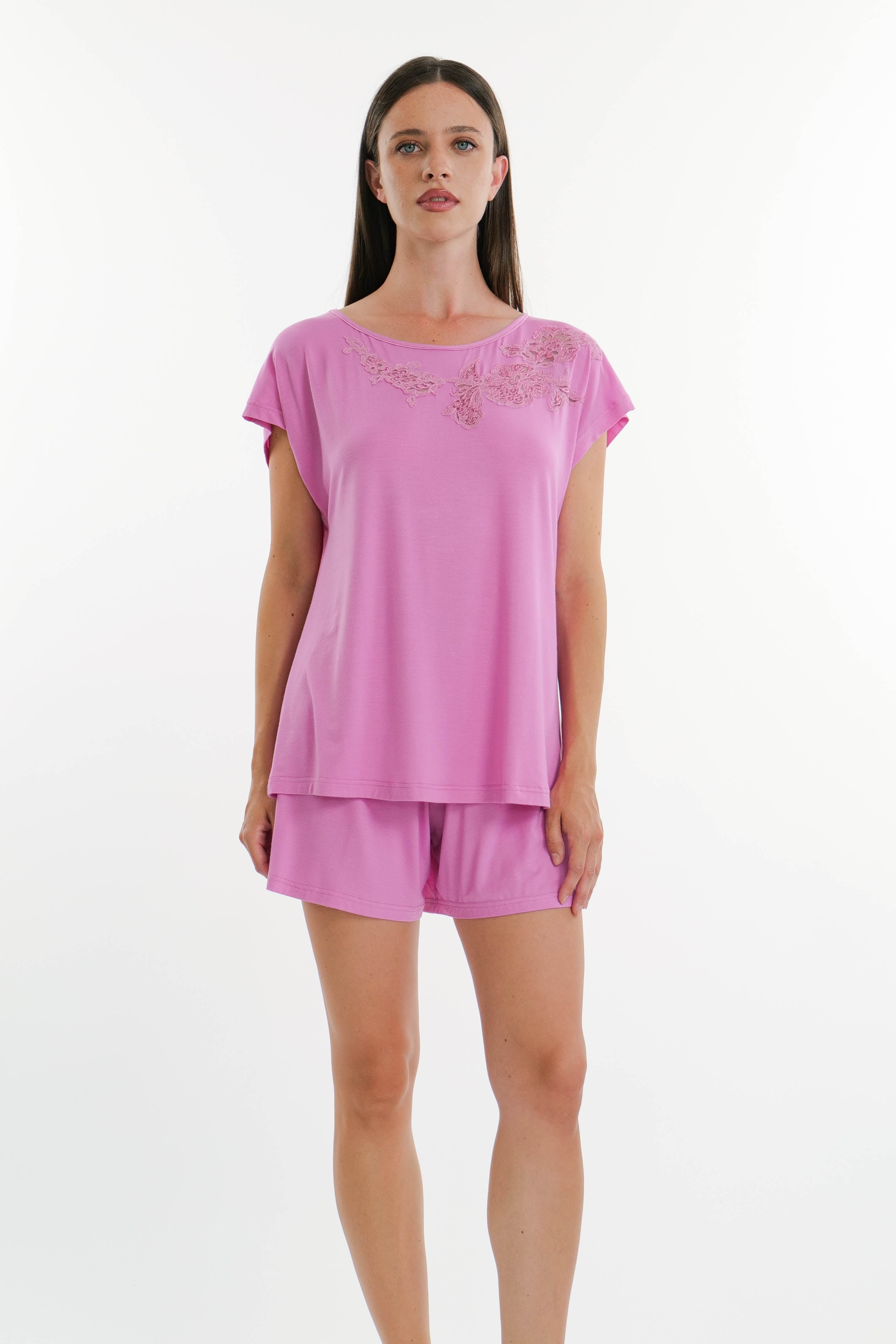 Verdiani Cap Sleeve Short PJ Set