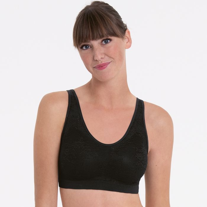 Anita lace mastectomy bralette in soft fabric