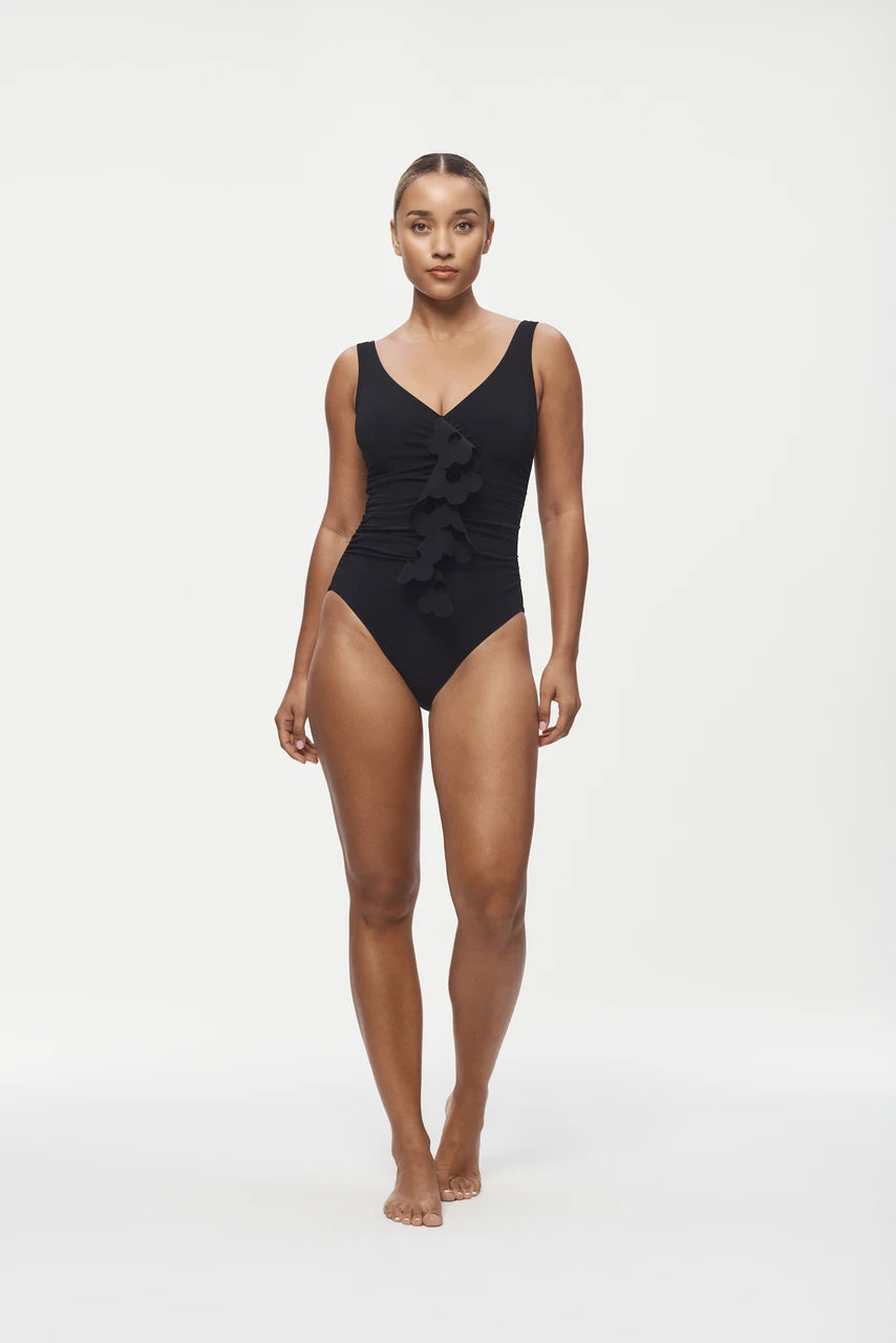 Karla Colletto Faye Ruched Underwire One Piece