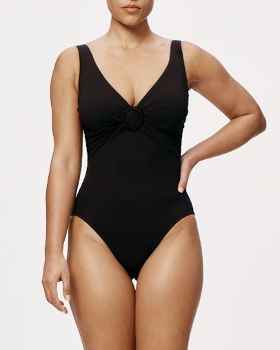 Karla Colletto Lola V-Neck Underwire One Piece