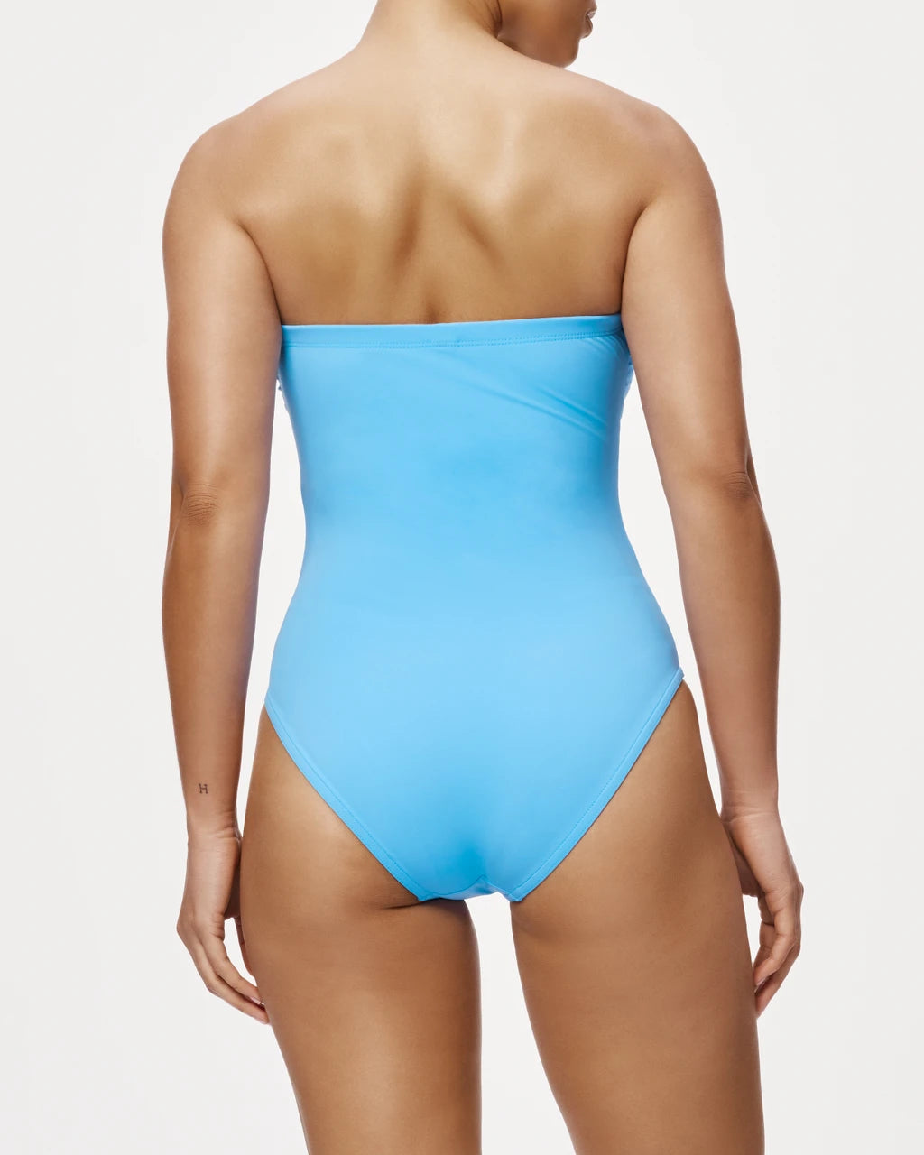 Karla Colletto Juliet Bandeau With Shelf Bra One Piece