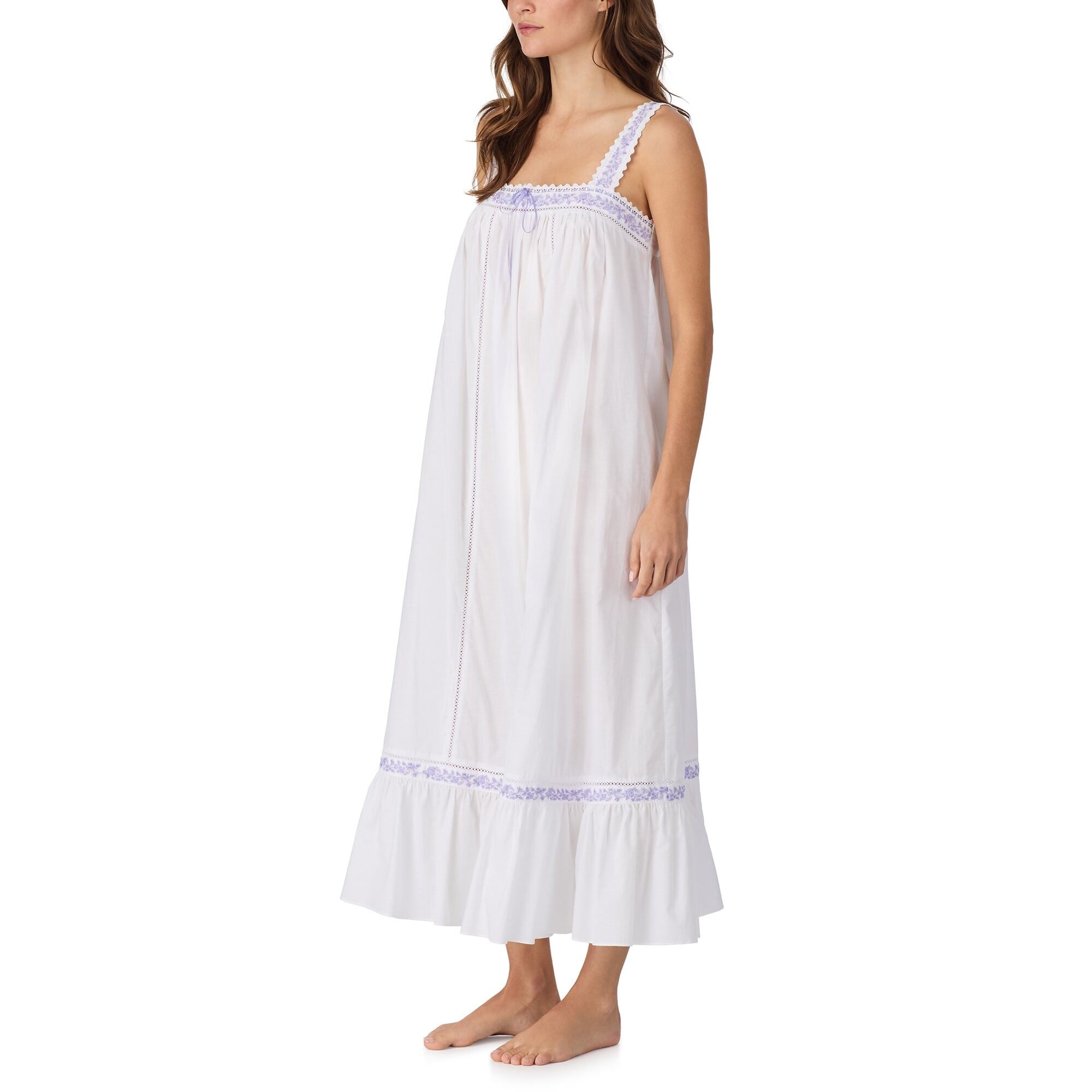 Eileen West Cotton Lawn S/L Long Modern Gown