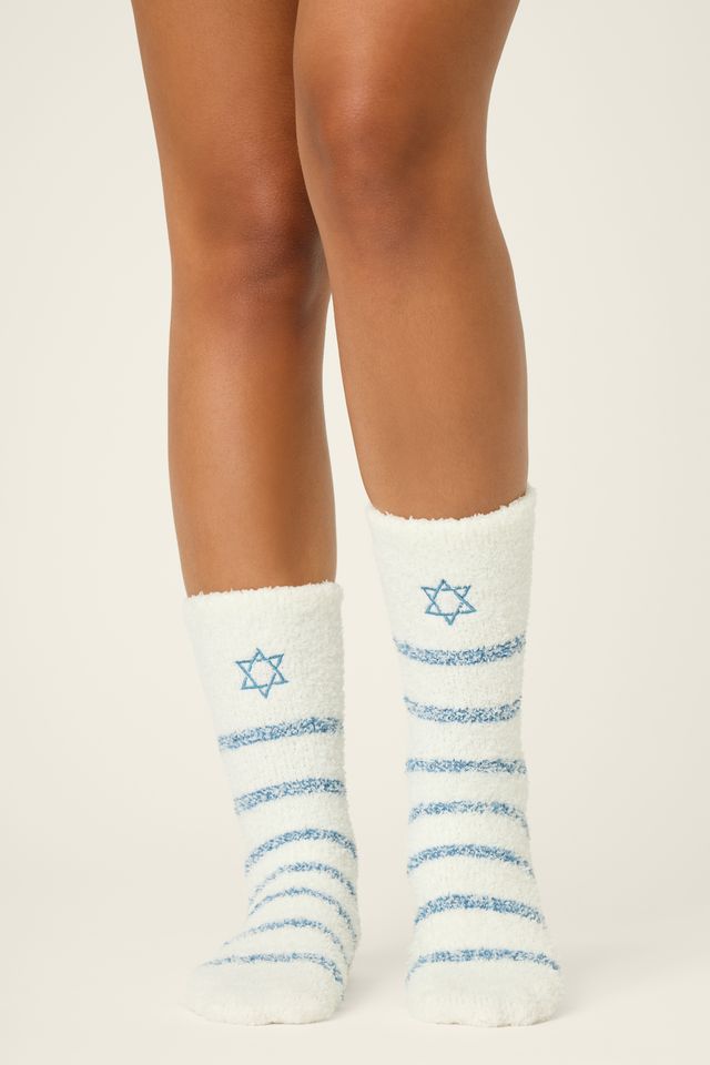 P.J. Salvage You Had Me At Shalom Cozy Sock - Ivory