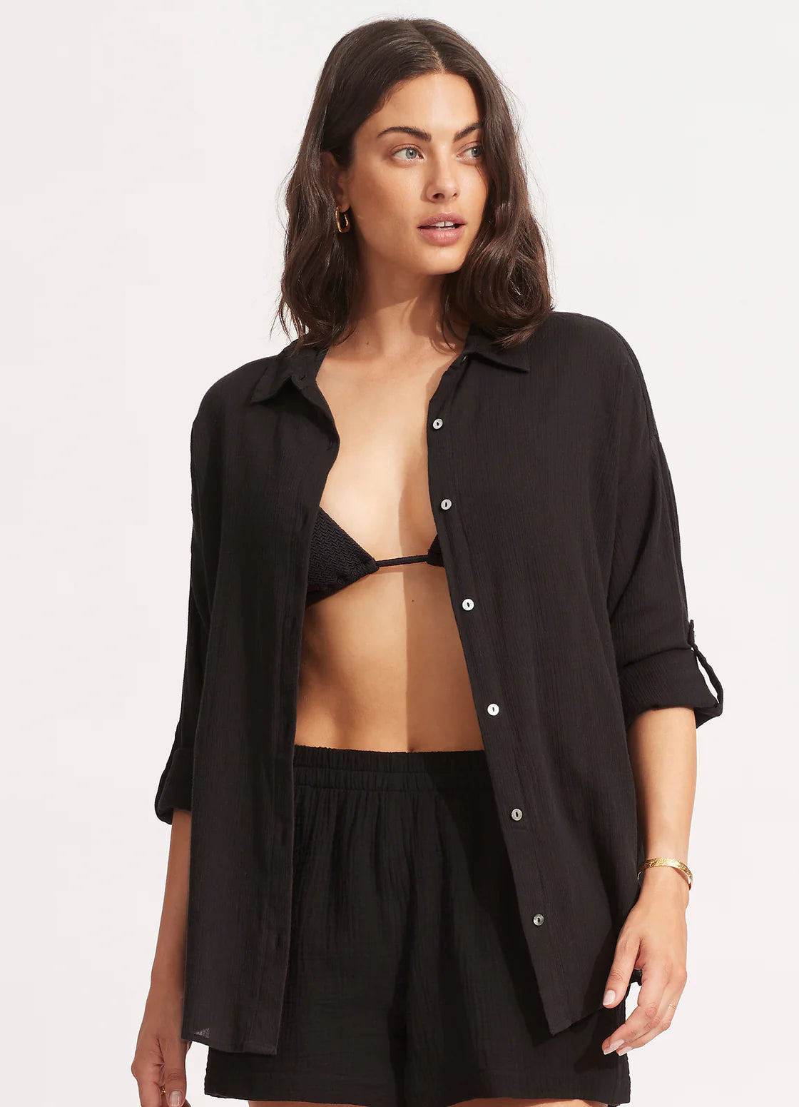 Seafolly Beach Edit Classic Beach Shirt