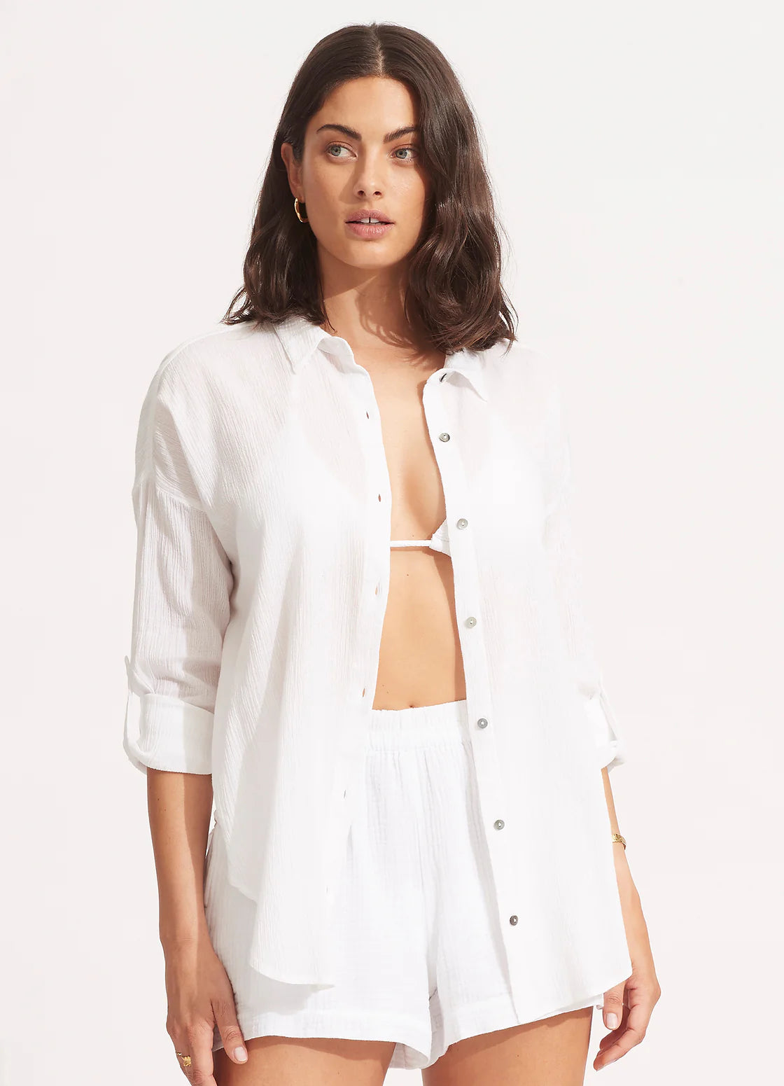 Seafolly Beach Edit Classic Beach Shirt
