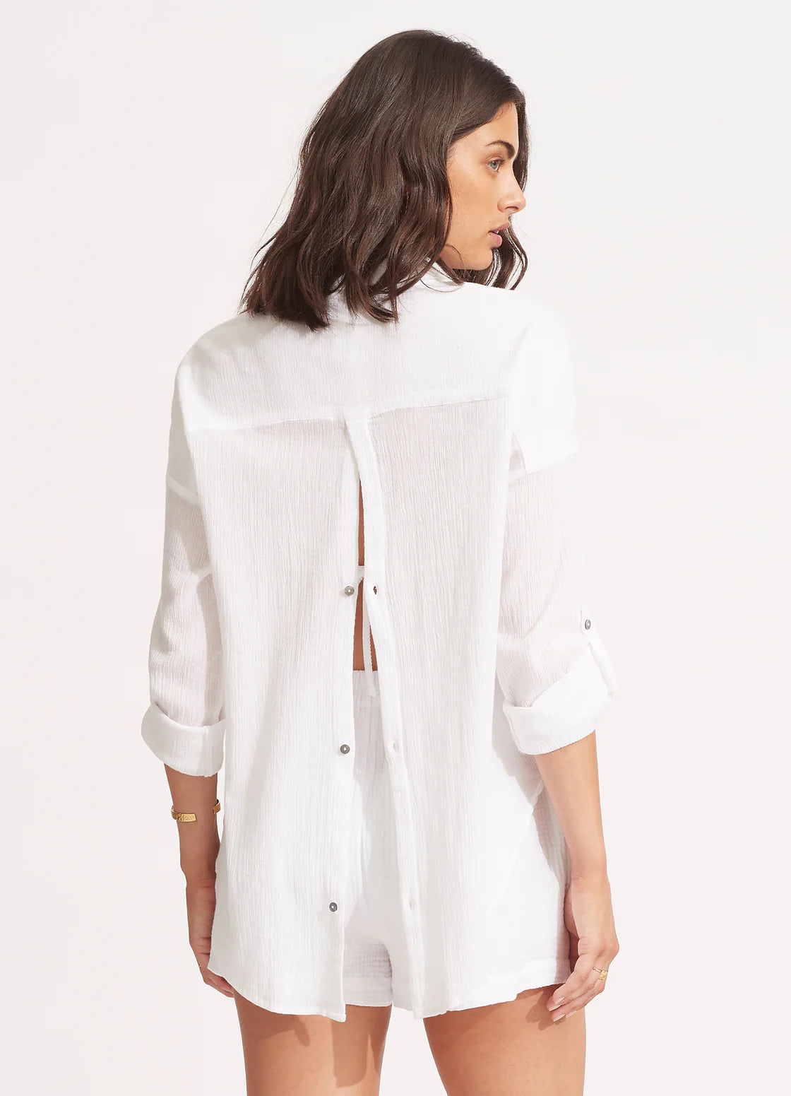 Seafolly Beach Edit Classic Beach Shirt