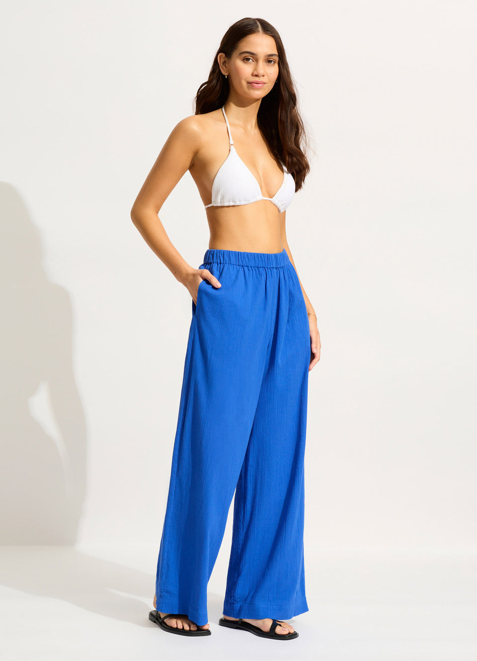 Seafolly Beachedit Crinkle Beach Pant