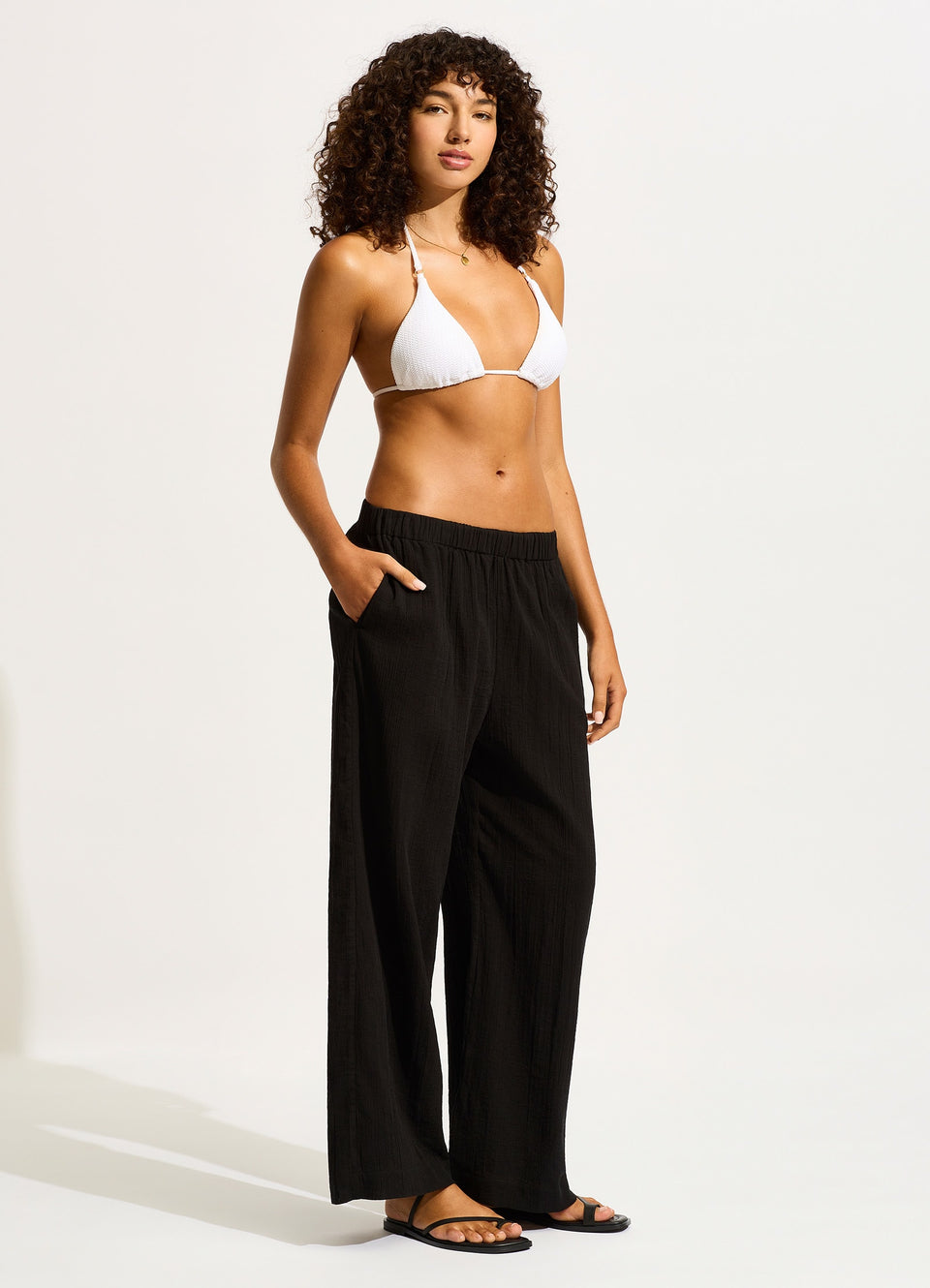 Seafolly Beachedit Crinkle Beach Pant