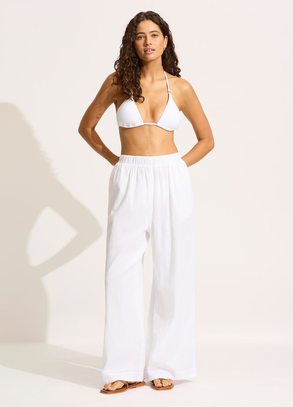 Seafolly Beachedit Crinkle Beach Pant