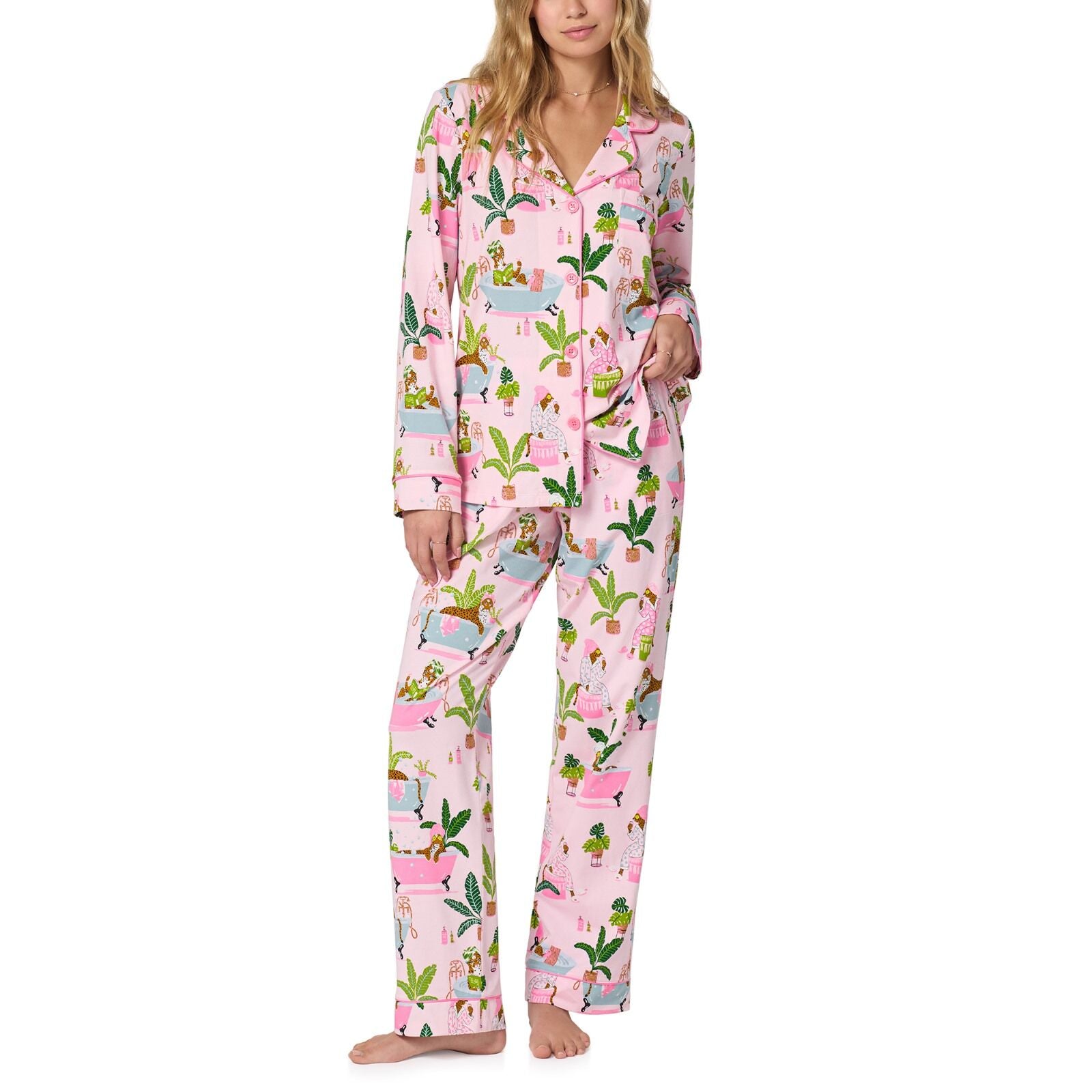 Bed Head Blossom Geo L/S Classic PJ Set