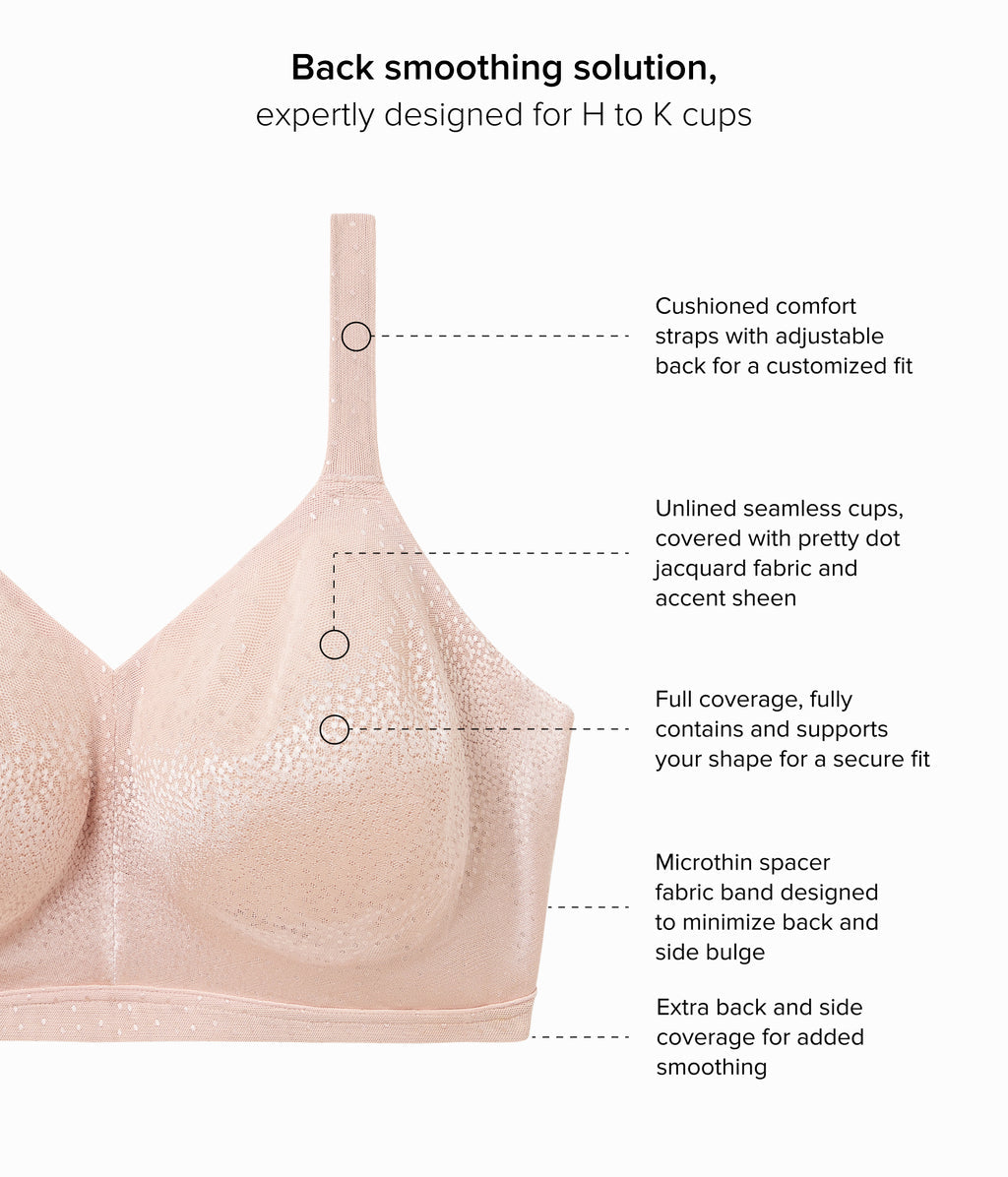 Wacoal Back Appeal® H-K Cup Wire Free Bra